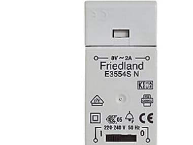 Friedland Trafo E3554N 8V 2A - F/Din