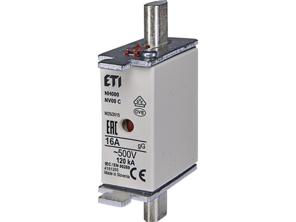 Patronsikring Nh00 Din00 16A -