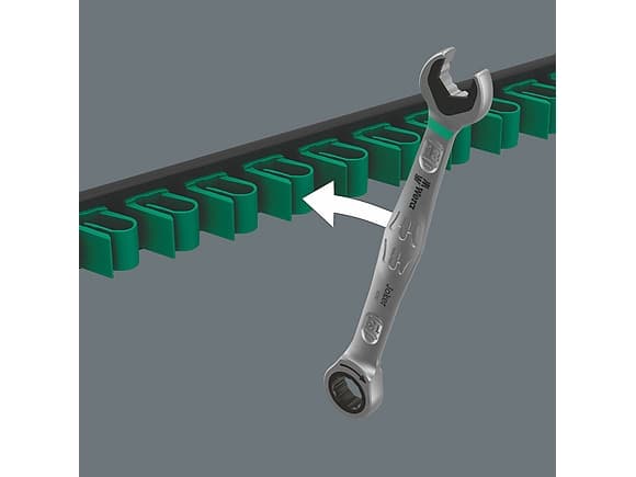 Wera 05020015001, 8,10,13,17,19 mm, Svart, Rostfritt stål, Tjeckien, 380 mm, 160 mm, 45 mm