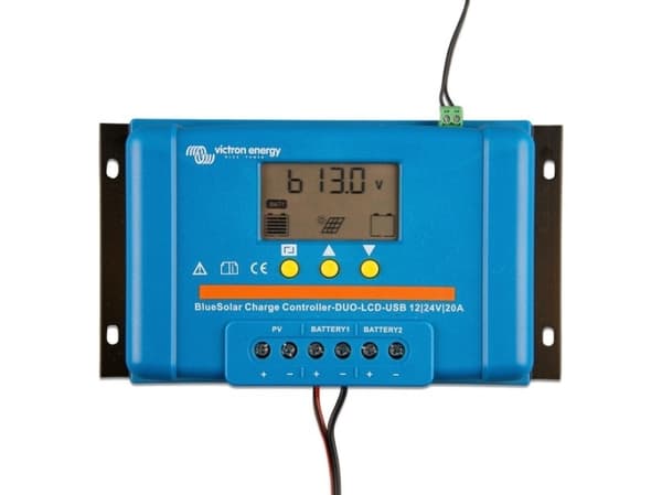 Victron Energy PWM Duo LCD&USB 12/24V-20A laderegulator
