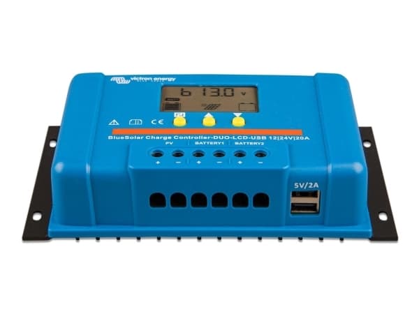 Victron Energy PWM Duo LCD&USB 12/24V-20A laderegulator