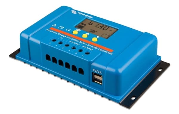 Victron Energy PWM Duo LCD&USB 12/24V-20A laderegulator