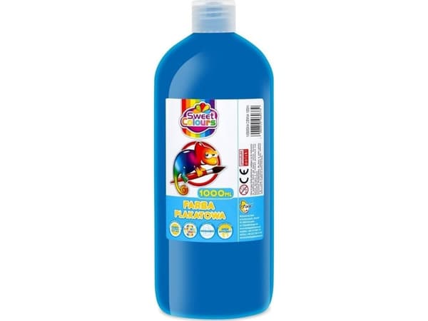 Plakatmaling mørkeblå 1000ml