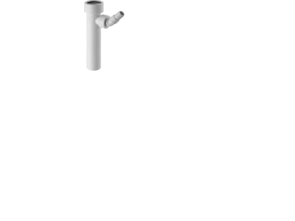 FIX-PRO Tilslutningsrør 11/2 - 40 mm med 1 studs hvid