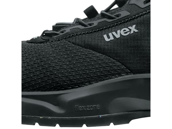 Uvex 1 x-craft pro, Hankjønn, Voksen, Vernesko, Sort, Ingen mønster, Lisselukking