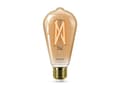 Pikkukuva 3 / 4: Philips Filament-lamppu amber (vastaa 50 W) ST64 E27, Älylamppu, Kulta, Läpikuultava, LED, E27, Valkoinen, 2000 K
