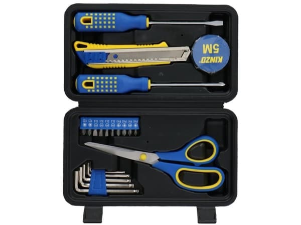 TOOL SET KINZO 21PCS