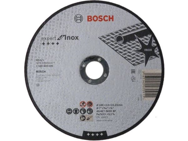 Bosch Expert for INOX AS 46 T INOX BF - Skärskiva - för rostfritt stål - 180 mm