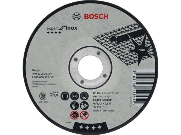 Bosch Expert for INOX AS 46 T INOX BF - Skärskiva - för rostfritt stål - 180 mm