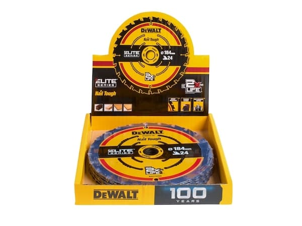 DeWALT DT10401-QZ, Diamantskiva med uppdelad kant, Torrkapning, Trä, 1,6 cm, 18,4 cm, 1 mm