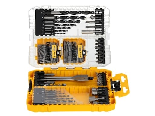 Gražtas Rinkinys 100 vnt. tips PH, PZ, TX, wood and metal drill bits, Medium Tough Case, DeWALT [DT70785-QZ]