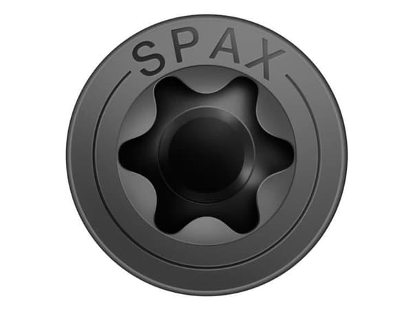 SPAX BLAX, Skruv, Stål, Trä, Platt, Allmän användning, Försänkt huvud