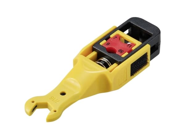 TRU COMPONENTS TC-11992200 Kuorintatyökalu RG 59/6/7/11 koaksiaalikaapelille Kuorintapituus: 6,35 mm 1 kpl