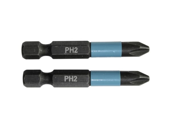 Makita Impact Black - Impact screwdriver bit - 2 deler - phillips - PH2 - heksagonal - lengde: 50 mm