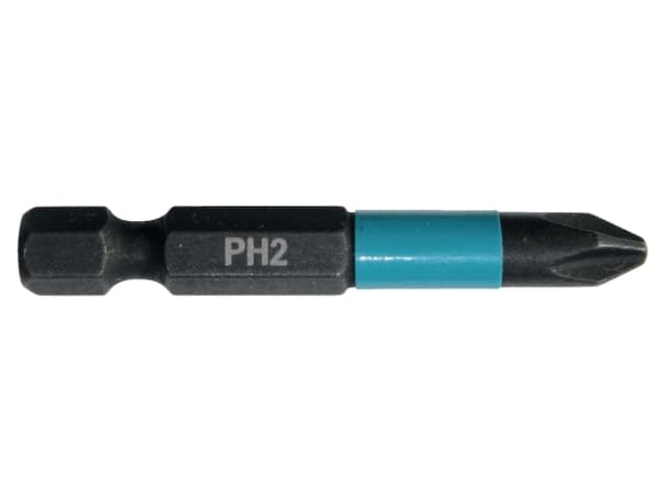 Makita Impact Black - Impact screwdriver bit - 2 deler - phillips - PH2 - heksagonal - lengde: 50 mm