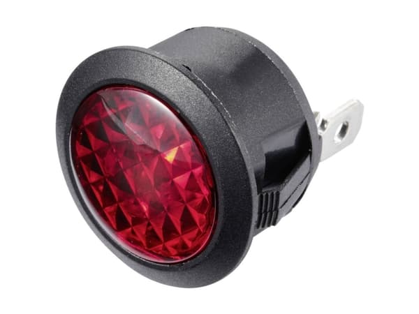TRU COMPONENTS TC-11193656 Vakiomerkkilamppu polttimolla Punainen 1 kpl
