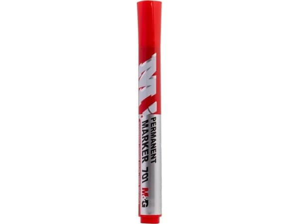 Torr raderbar markör 1-3 mm röd (10st) M&amp;G