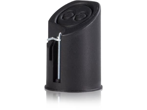 F-TRONIC Brandsäker och halogenfri kabel-/rörgenomföringsbox Ø 35 mm D 55 mm för utrymningsvägsarmaturer.