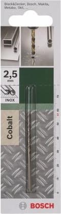 Miniatyrbillede 1 af 4: Bosch - Metalbor HSS-Co, DIN 338 2,5 x 30 x 57 mm