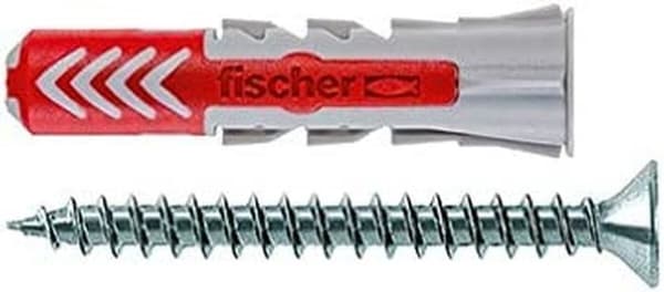 Väggpluggar i skruvar Fischer duopower väggpluggar i skruvar 12 st (6 x 30 mm)