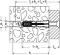 Miniatyrbild 6 av 11: Dubbar Fischer DuoPower 534993 Ø 6 x 30 mm nylon