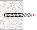 Miniatyrbild 7 av 11: Dubbar Fischer DuoPower 534993 Ø 6 x 30 mm nylon