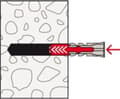 Miniatyrbild 10 av 11: Dubbar Fischer DuoPower 534993 Ø 6 x 30 mm nylon