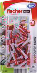 Miniatyrbild 1 av 11: Dubbar Fischer DuoPower 534993 Ø 6 x 30 mm nylon