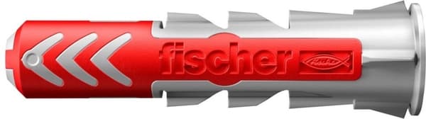 Fischer plugg Duopower med rund krok vit 6x30mm (per 6 st)