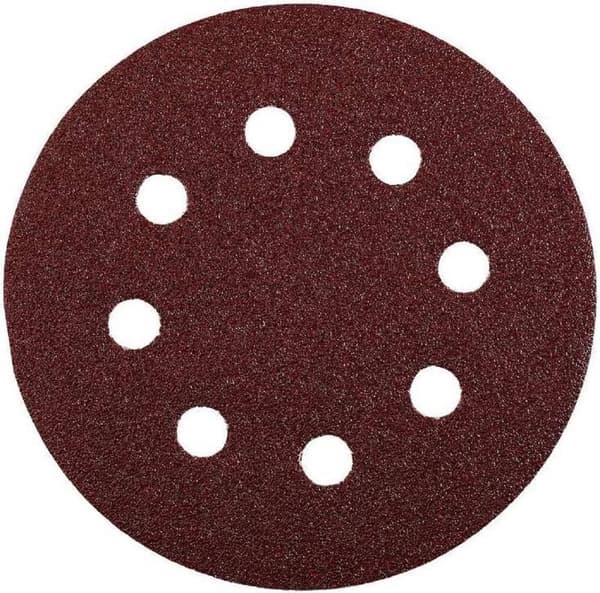 KWB Slipskiva Ø 125 mm - Korn 120 - Kardborrefäste - 491912 - 5 st.