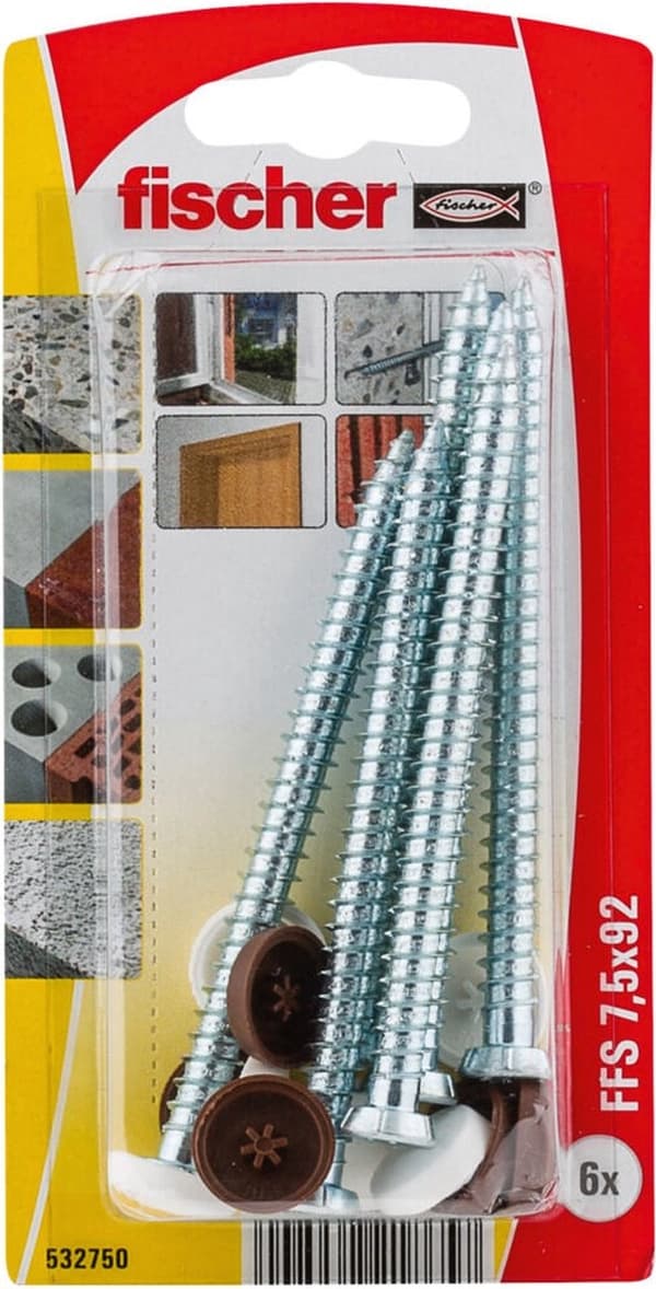 Fischer 532750, Skrue, Beton, Generelt, Pozidriv, TX30, 1,15 cm