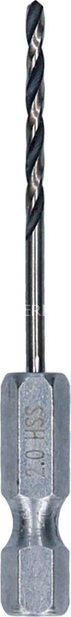 Bosch PointTeQ Spiralbor - Ø 2 mm x 60 mm - Sekskantskaft