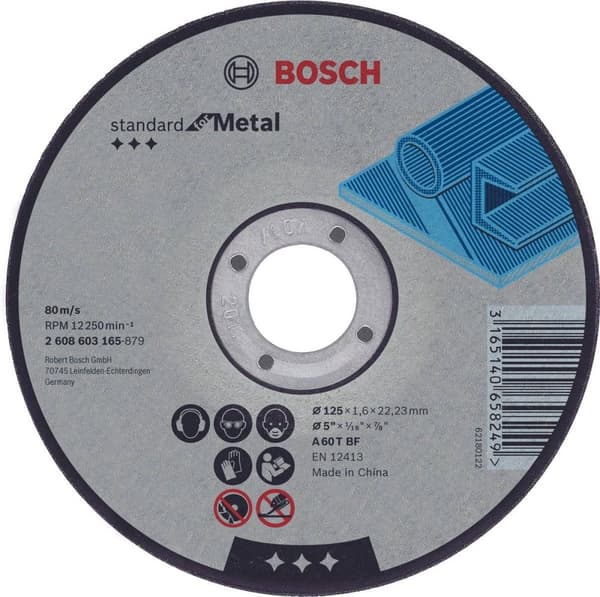 Skæreskive buet Standard til Metal A 30 S BF, 180 mm, 22,23 mm, 3,0 mm 1.