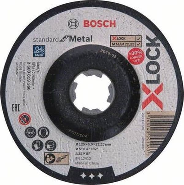 BOSCH TILBEHØR SFM | 125X6MM | ASGATH 22.23 | 1 STK - 2608619366