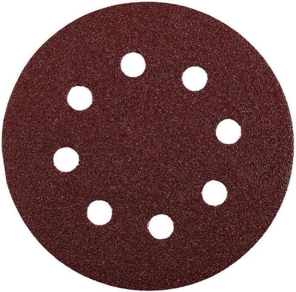 KWB Slipskiva Ø 125 mm - Korn 80 - Kardborrefäste - 491908 - 5 st.