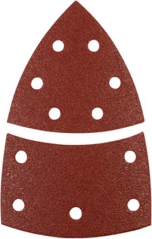 KWB Slipskiva 100 x 62, 93 mm - Korn 240 - Kardborrefäste - 496124 - 5 st.