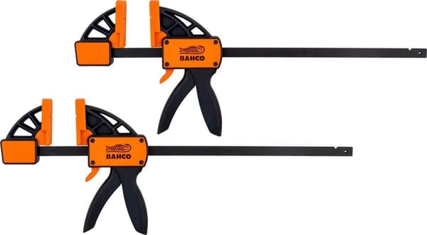 Bahco enhandsklämma, paket med 2 st QC-115A-2P klämbredd (max.): 115 mm produktmått,