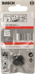 Miniatyrbild 1 av 4: Bosch 2 607 000 544. Produktens färg: Svart, Antal per förpackning: 4 st. Diameter: 6mm