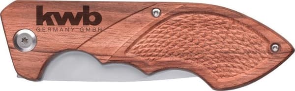 kwb 021990 lommekniv EDC kniv brun - rustfrit stål (021990)