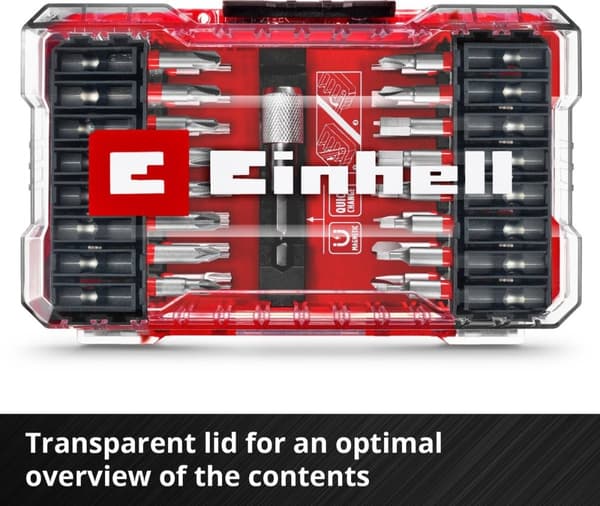 Einhell bit sæt - 33 dele - M-CASE