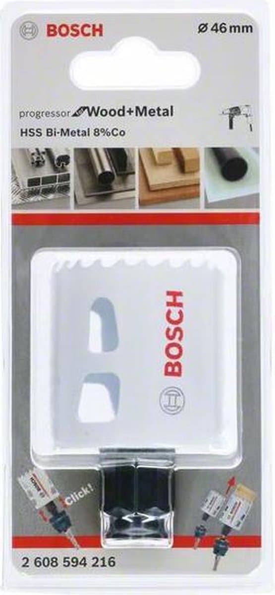 Bosch 2608594216 Hulsav Progressor - HSS BiMetal - 46 mm