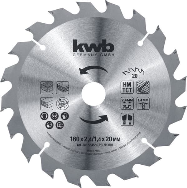 KWB Rundsavklinge HM - 210x30mm - 30T
