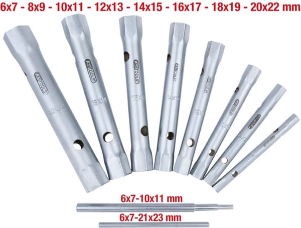 KS Tools 518.0900 Rørnøgle 10 stk