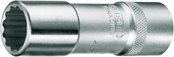 Gedore D 19 L 30 Fatninger lange 1/2' 12-sidet UD profil 30mm - 6145640