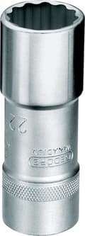 Miniatyrbillede 1 af 2: Gedore D 19 L 30 Fatninger lange 1/2' 12-sidet UD profil 30mm - 6145640