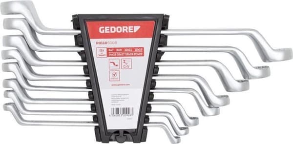 Gedore RED - R01105008 - Ringnøglesæt metrisk - 8 stk.