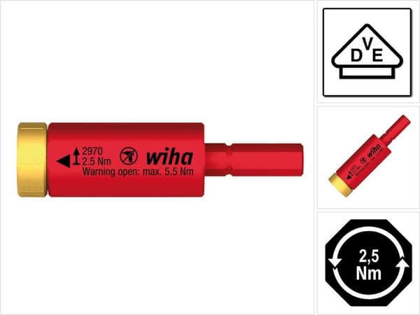 Wiha easy Torque elektrisk 41343 momentadapter