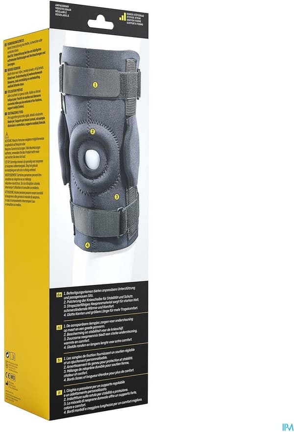FUTURO™ hængslet knæbøjle 48579, justerbar (40,6 - 55,9 cm)
