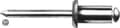 Miniatyrbillede 2 af 2: Gesipa 1454615 Standard blind jack søm - Fladt hoved - ST/ST - 5,0 x 12 mm (500 stk.)
