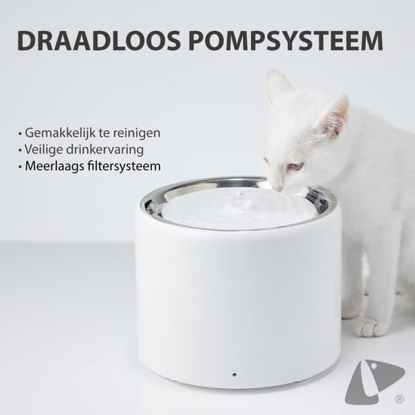 PETKIT Eversweet 3 Pro – Cat Drinking Fountain – Med app – BPA-fri – 1,35L – Tyst – med filter
